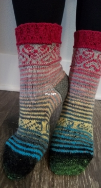 Call to My Heart Socks by Denise Bein Kroll-Free