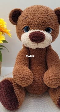 Mony Crochet Bears - Crochet toys mony - Návody od Monci - Monika Mairychova - Teddy Bear - Medvídek Kulička - Czech