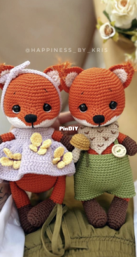 Happiness by Kris - Kristina Lysova - Кристина Лысова - Fox - Лисята - Russian