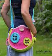 Magic with Hook and Needles - Vendula Maderska - Buttons Crossbody Bag