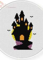 Daily Cross Stitch - Haunted Castle