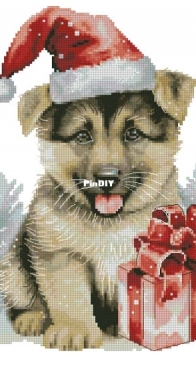 Coricamo 10850 Christmas Dog XSD
