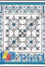 Elizabeth Almond FR0011 Patchwork - Blackwork Pattern- Free