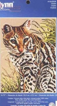 Janlynn 106-0058/Ocelot by Jayne Netley Mayhew from The World of Cross Stitch TWOCS 147 XSD