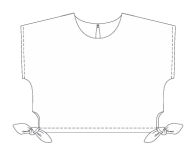 Sutura Patterns - Side Ties Top - Top Lazadas Laterales - Sizes S-XL - Spanish