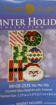 Mill Hill - Winter Holiday Collection MH18-2535 Ho Ho Ho XSD