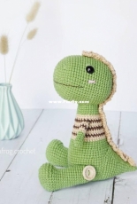 Green Frog Crochet- Thuy Anh - Đặng Thùy Anh - Mr T the Dinosaur