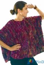 Tiffany Stained Glass Poncho by Bebe Stoddard-Free