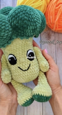 Goozell Toys - Guzel Tinchurina - Гузель Тинчурина - Baby Broccoli - Малыш Брокколи - Russian