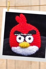 Snacksies Handicraft Corner -  Red Angry Bird Crochet Pattern - Free
