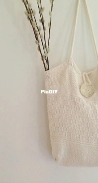 Magnolia Market Tote by Cheryl Toy -  Little Church Knits