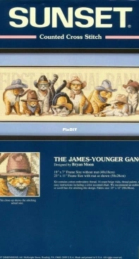 Dimensions Sunset - 13642 The James-Yunger Gang XSD