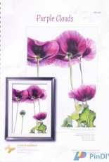 I Love CrossStitch ILCS APJ-007 - Purple Clouds