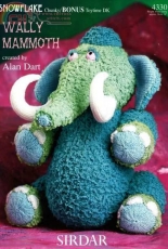 Sirdar Snowflake Chunky DK-4330-Wally Mammoth by Alan Dart