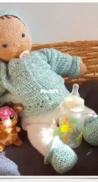 Knotenzeug by Kara - Kathrin Rabe - Babydoll Georgia - Babypuppe Georgia - German