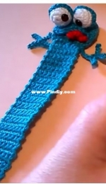 Magic Uncinetto - Laura - Frog Bookmark - Free