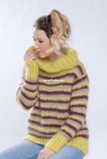Dale Garn - Pax sweater in Yellow Green - Norwegian - Free