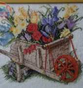 carro con flores