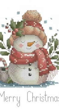 SA-stitch Snowman by Svetlana Sichkar XSD