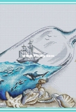 Sea in A Bottle by Maria Brovko/ Мария Бровко