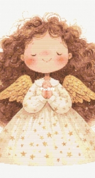 DBM Stitchcraft Art - Vintage Angel by Ashley Aldridge