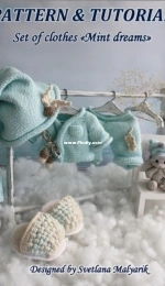 Svetlana Toys Shop - Svetlana Malyarik -  Set of clothes Mint dreams