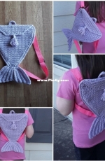 Osage County Crochet - Sadie Sheppard - Mermaid Tail Backpack - Free