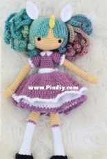 Sleepy Sheep Patterns - Rachel Randle - Zoe The Unicorn Girl