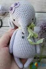 Little owlet - Marina Kolmykova -  Elephant crochet pattern