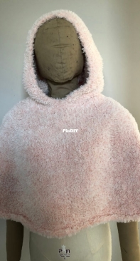 Cuddly Hooded Capelet by Wendy Ross Kaufman