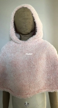 Cuddly Hooded Capelet by Wendy Ross Kaufman