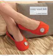 Cozy Wool Felt Slippers by April Moffatt