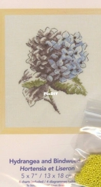DMC 14297-22 by V. Enginger - Hydrangea and Bindweed Normal and Linen Threads PCS