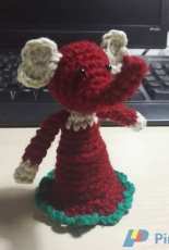 Miss elephant in dress