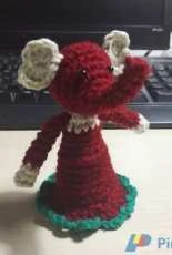 Miss elephant in dress