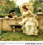 Odds & Ins freebie A Tender Moment in the Garden