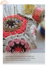 One Loop Short-Leandra Xavian-Hexagon Pin Cushion -Free Pattern