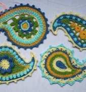 CAROcreated - Carola Herbst - Four Floral Paisleys