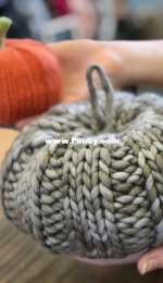Knit Pumpkin by Sara Heckman - Free