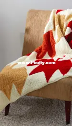 Caron - Caron Simply Soft and Simply Soft Collection - Autumn Leaves Afghan - Free