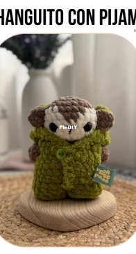 Flor de Papa - arimerlg - Ari Mer - Monkey with Pajamas - Changuito con Pijama - Spanish