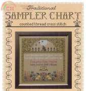 Traditional Sampler Chart - The Moon Sampler