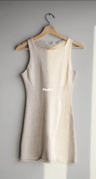 Coastline Mini Dress by Vilma Holm - ögla knitwear