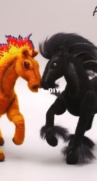 SimbaRED - Alexandra Simba - The Horses of The Day and Night - Skinfaxi and Hrimfaxi - English