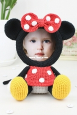 Tanaticrochet - Tatyana/Tatiana Kucherovska - Photo frame Minnie Mouse - Spanish