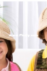 Red Heart - Linda Cyr - LW3923 Pith Helmet - Free