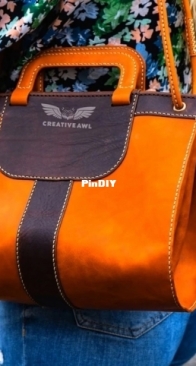 Creative Awl - leather Katie bag