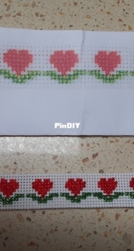 Beaded Hearts Lanyard