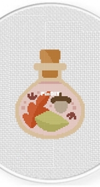 Daily Cross Stitch - Autumn in a Bottle