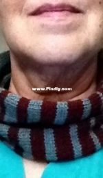 Parallel Lines Cowl by Kerid From Fleece